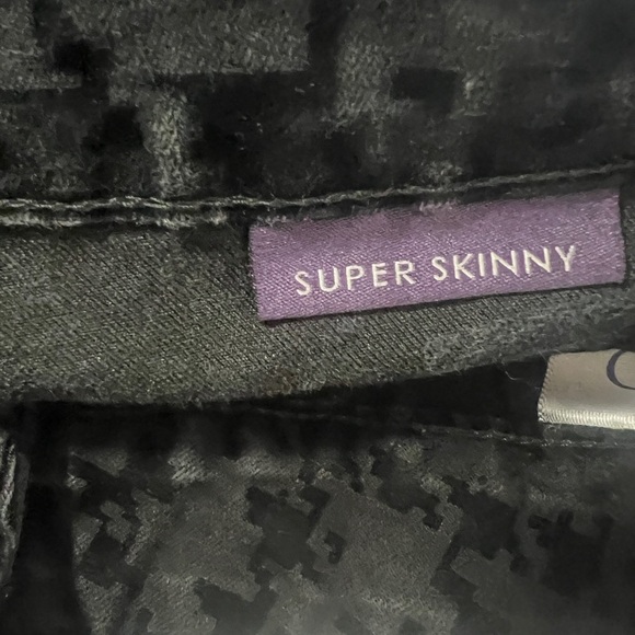 NYDJ Not Your Daughter Jean Sz 14 Super Skinny Lift Tuck Technology Houndstooth - Picture 7 of 9